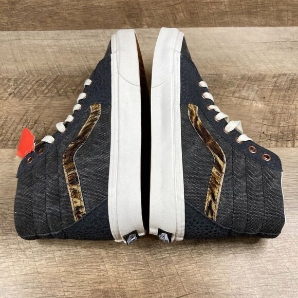 VANS Sk8 Hi Subtle Safari Asphalt Skate Shoes Sneakers Mens 5.5 Womens 7 NEW - Picture 7 of 10